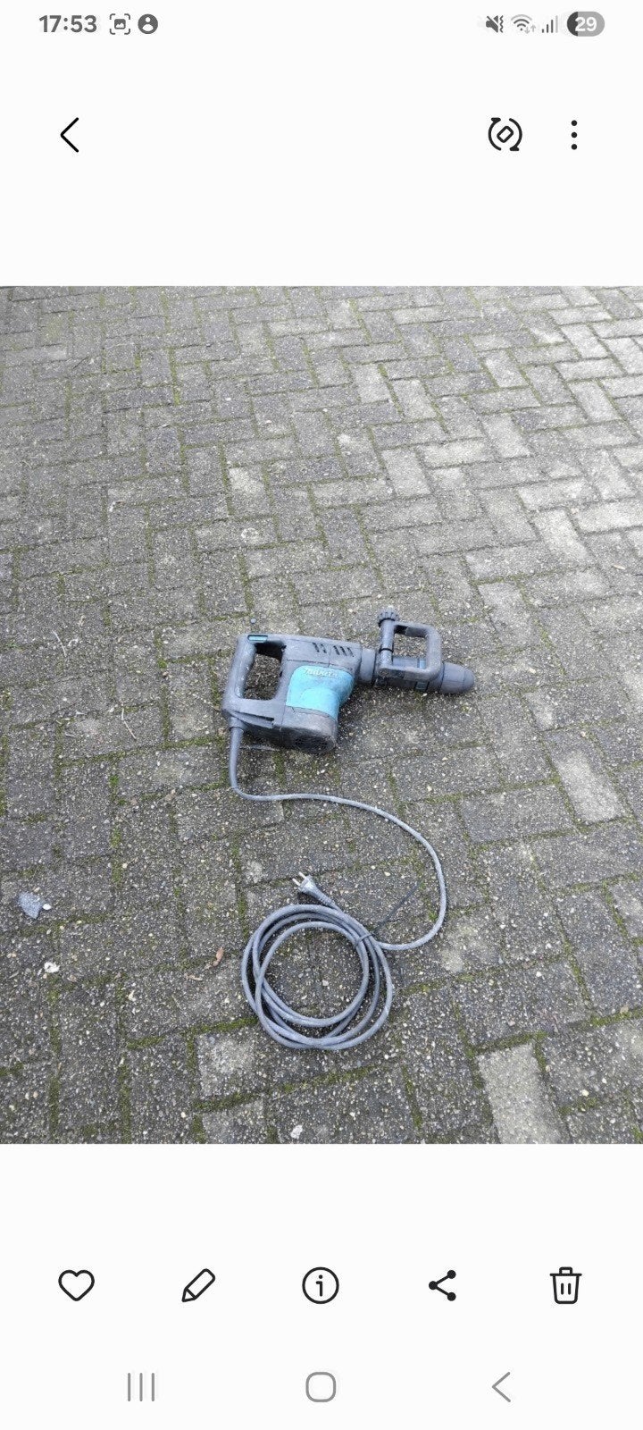 makita breekhamer, Doe-het-zelf en Bouw, Ophalen