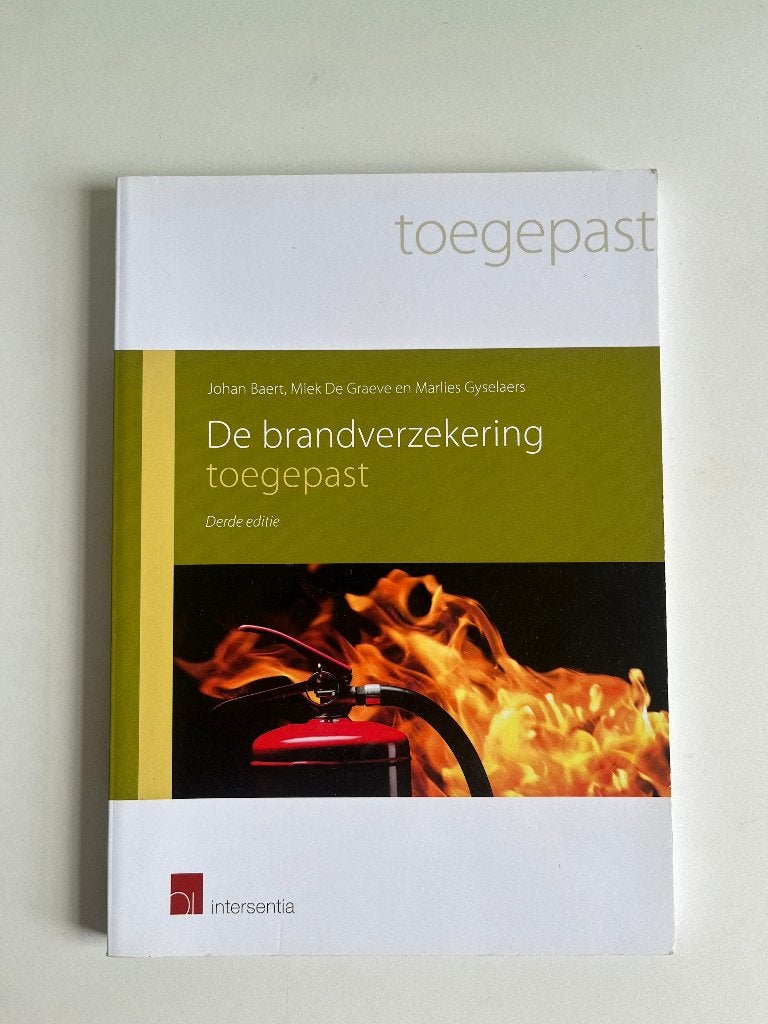 De brandverzekering toegepast, Boeken, Verzenden, Nieuw, Intersentia