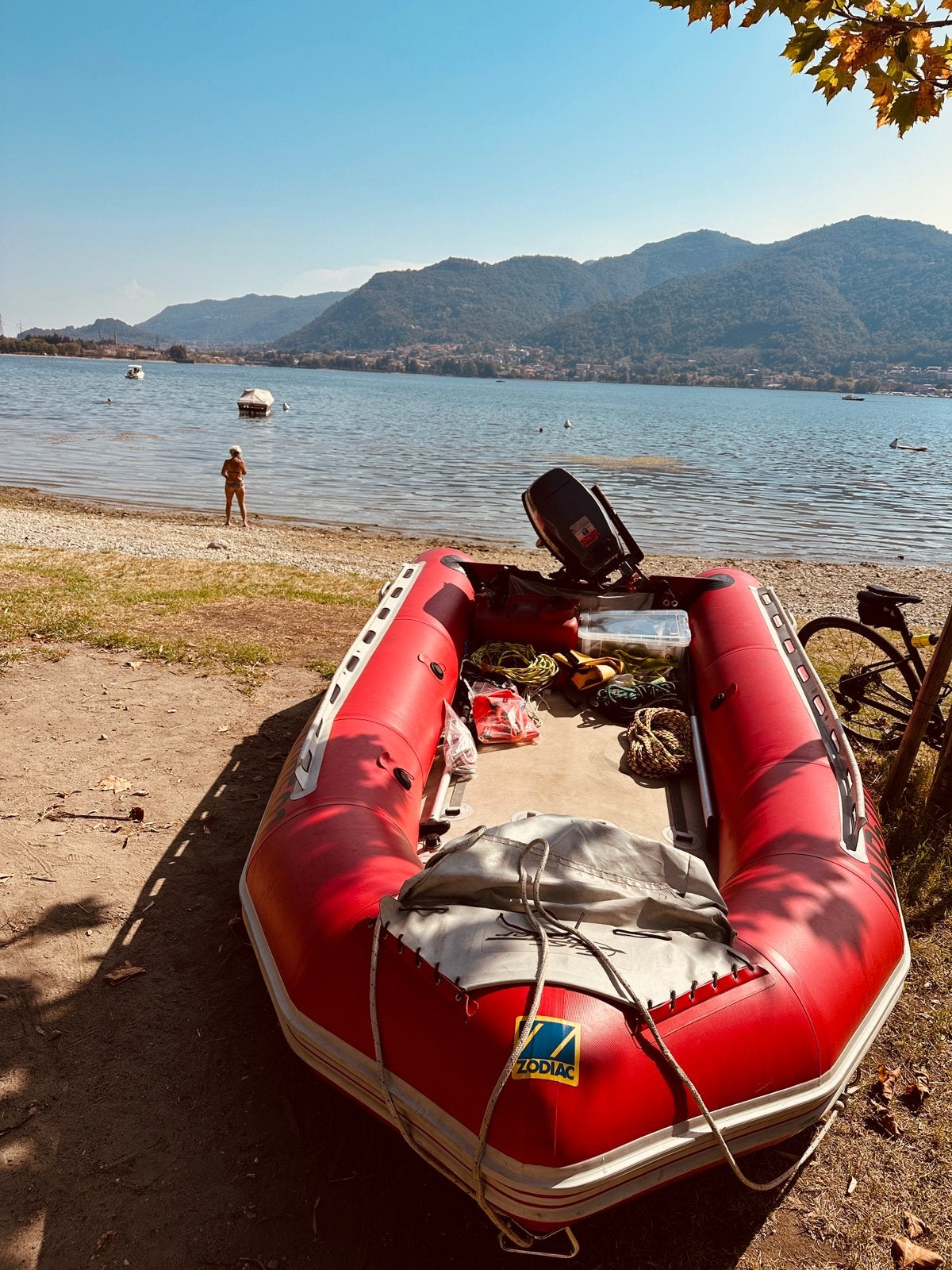 Zodiac futura mk2C fastroller met werk aan, Watersport en Boten, Ophalen, Zo goed als nieuw
