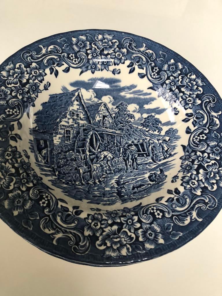 4 platte borden van Royal Tudor, Antiek en Kunst, Ophalen of Verzenden