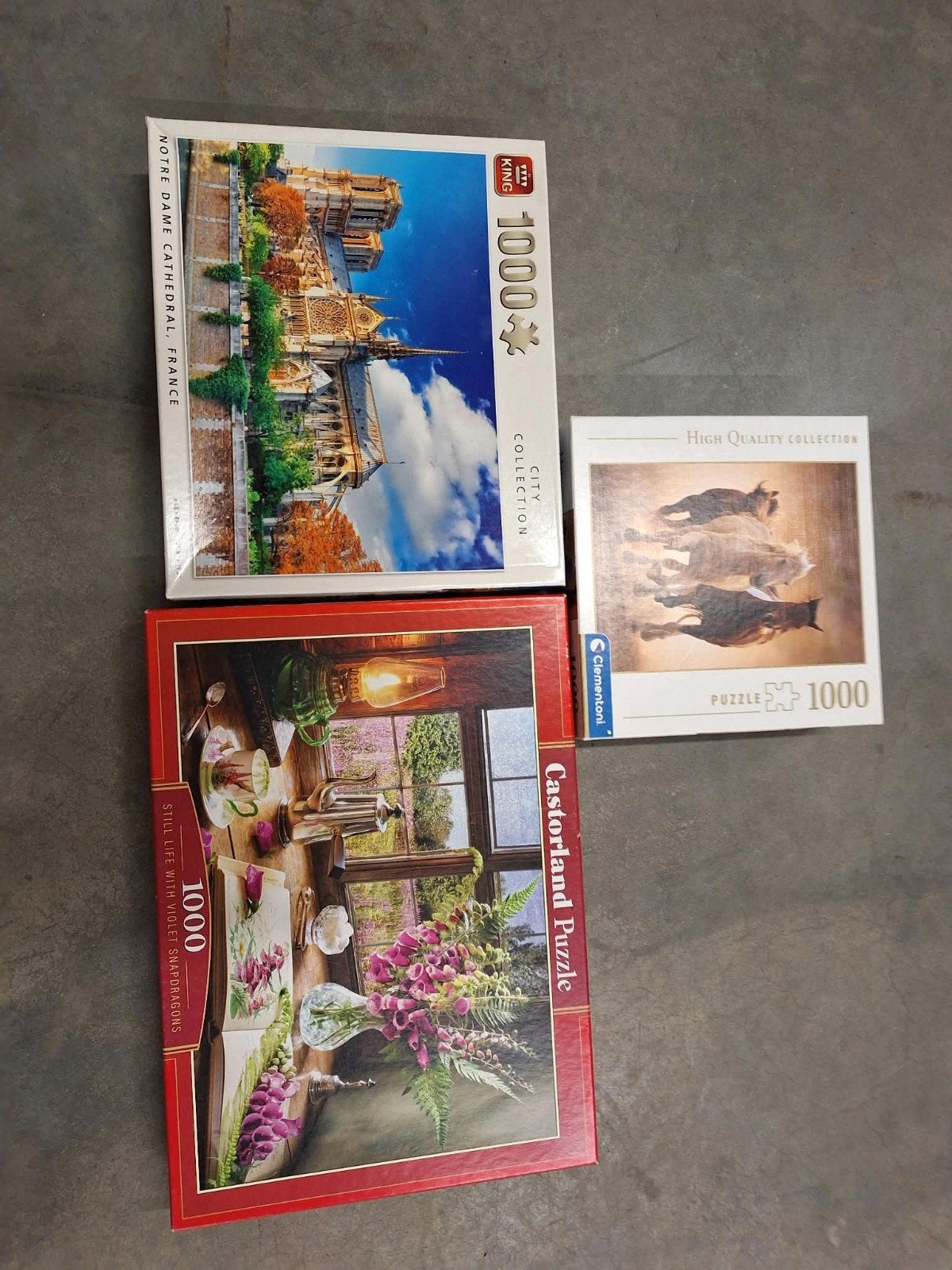 legpuzzels, Ophalen