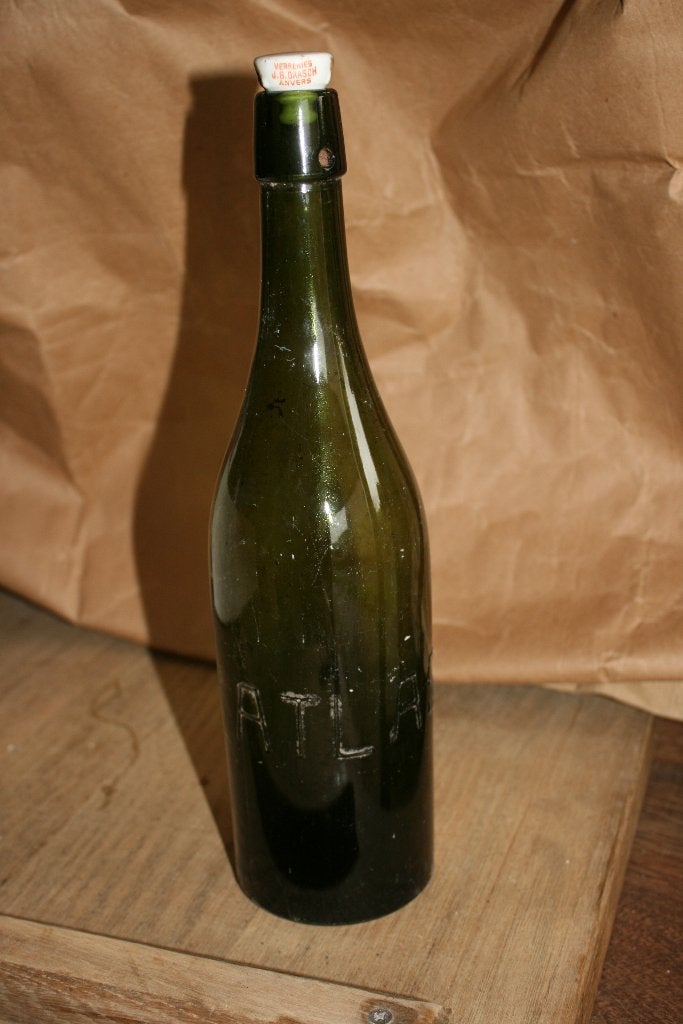 Brasserie Atlas BXL 75 Cl Céramique JB Gaasch Anvers Bière, Collections, Enlèvement ou Envoi, Comme neuf