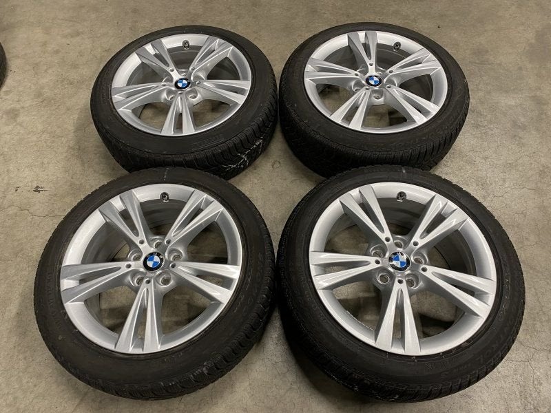 17 inch originele velgen + winterbanden BMW 2 serie F45 F46, Autos : Pièces & Accessoires, Pneus et Jantes, Pneus hiver, -, 17 pouces