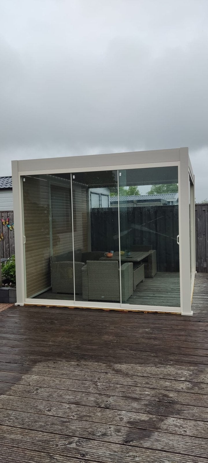 Glazen schuifdeuren veranda | Compleet geleverd, Doe-het-zelf en Bouw, Verzenden, Overige typen, Inclusief glas, Nieuw