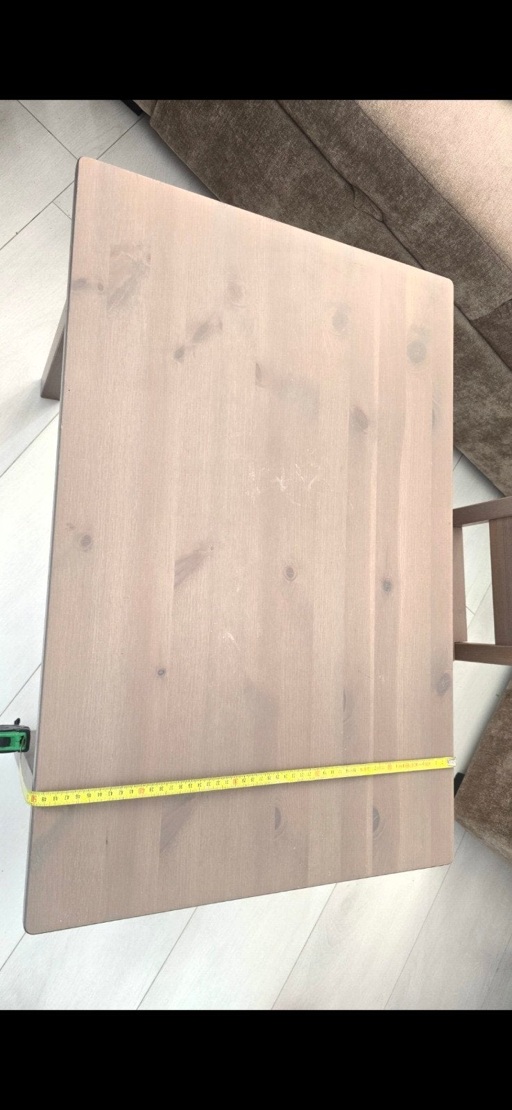 Table et chaise pour enfants, Enlèvement