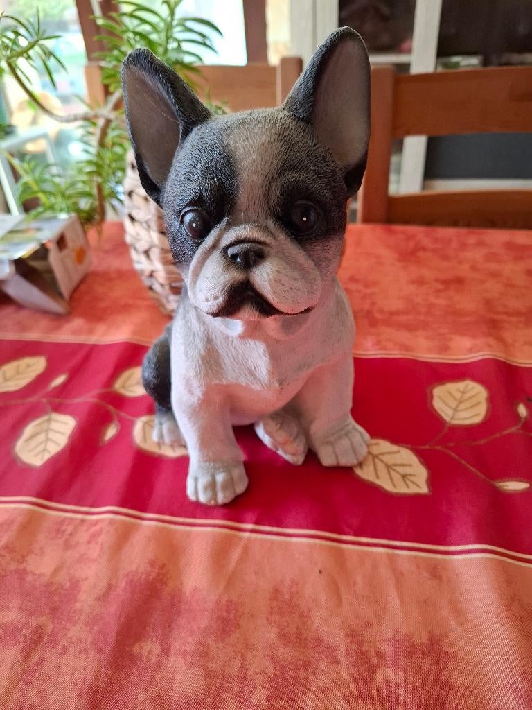 statue bouledogue français, Enlèvement, Neuf