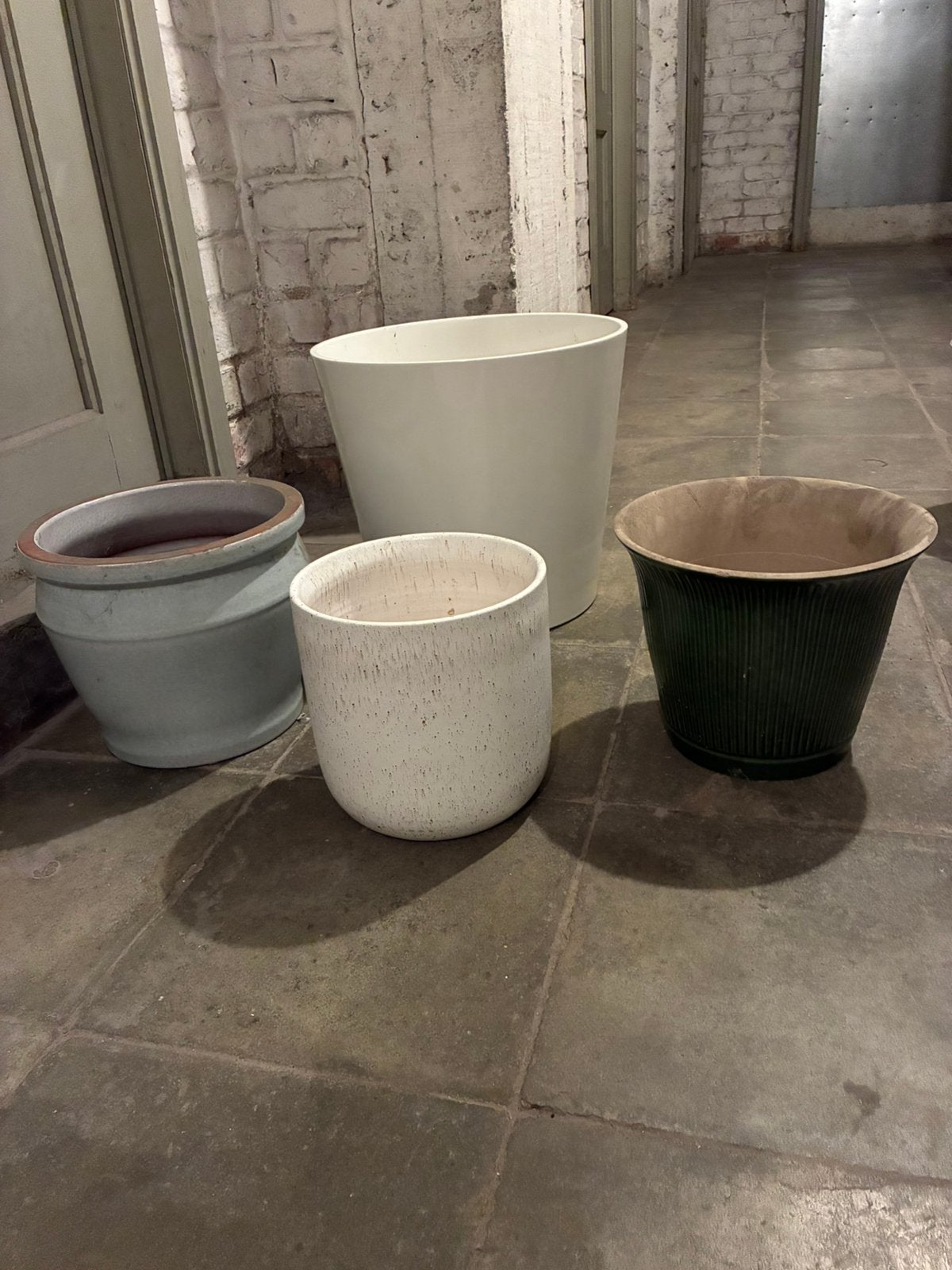 Grand lot de pots de fleurs, cache-pots et vases – 35 € lot, Enlèvement, Comme neuf, Métal, Intérieur