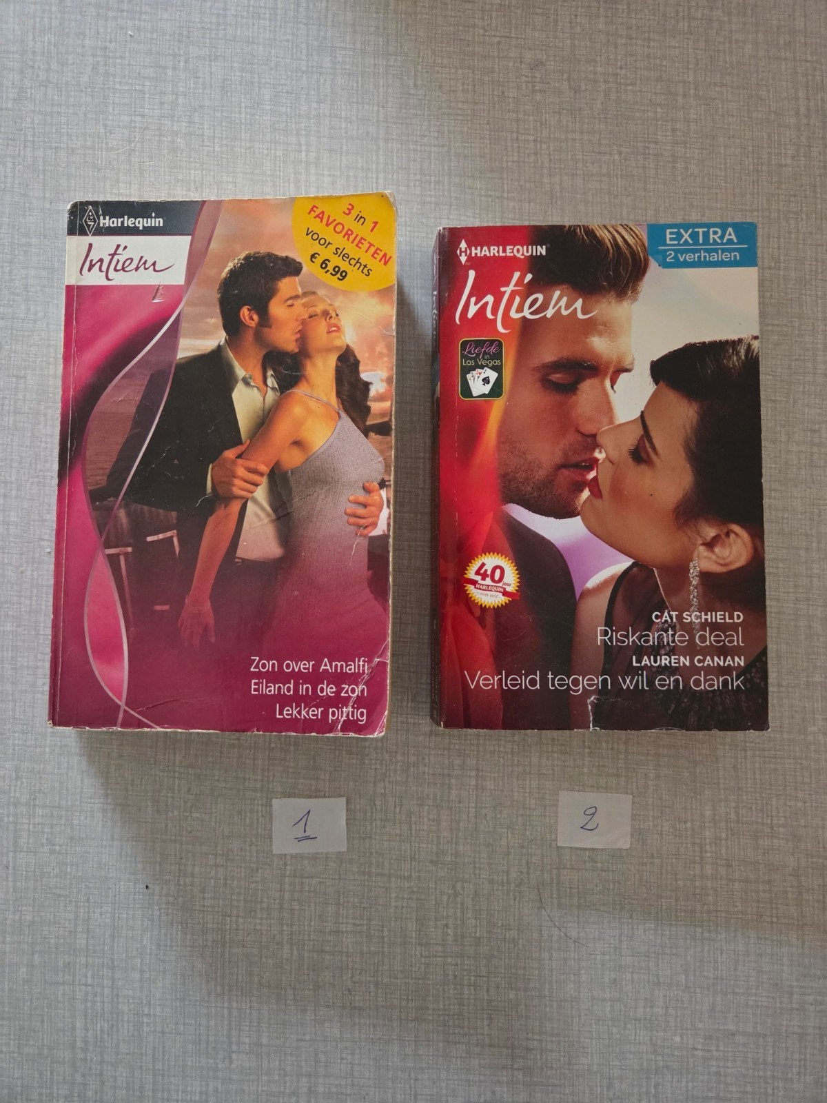 2 x Harlequin Intiem extra., Boeken, Ophalen of Verzenden