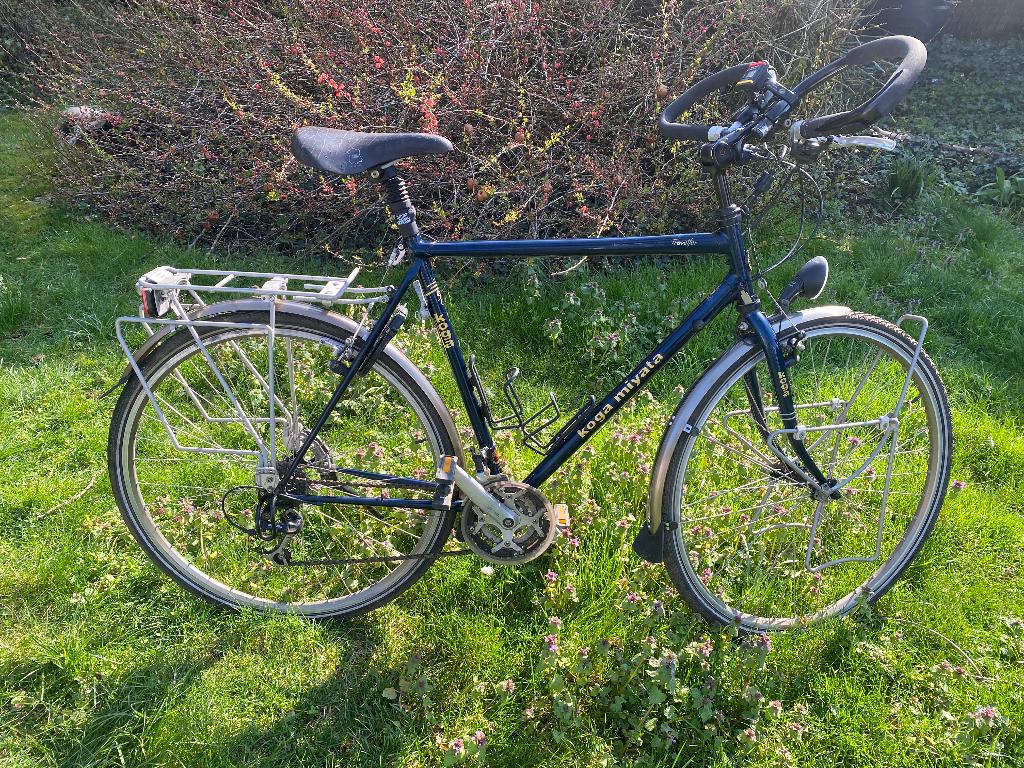 Herenfiets Koga Miyata Maat 57, Ophalen, 28 inch, Gebruikt, Velgrem