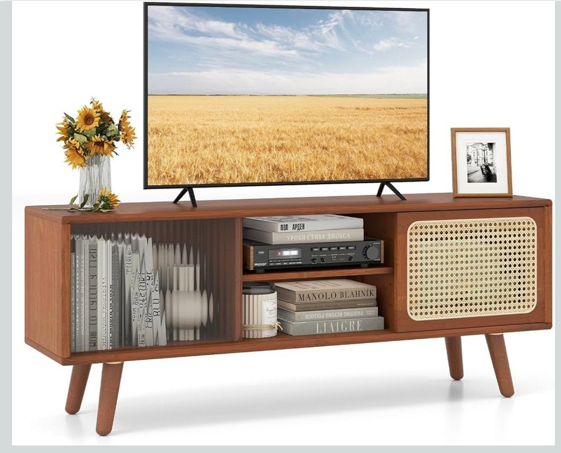 Tv-meubel, Ophalen, 100 tot 150 cm, Vintage, Nieuw