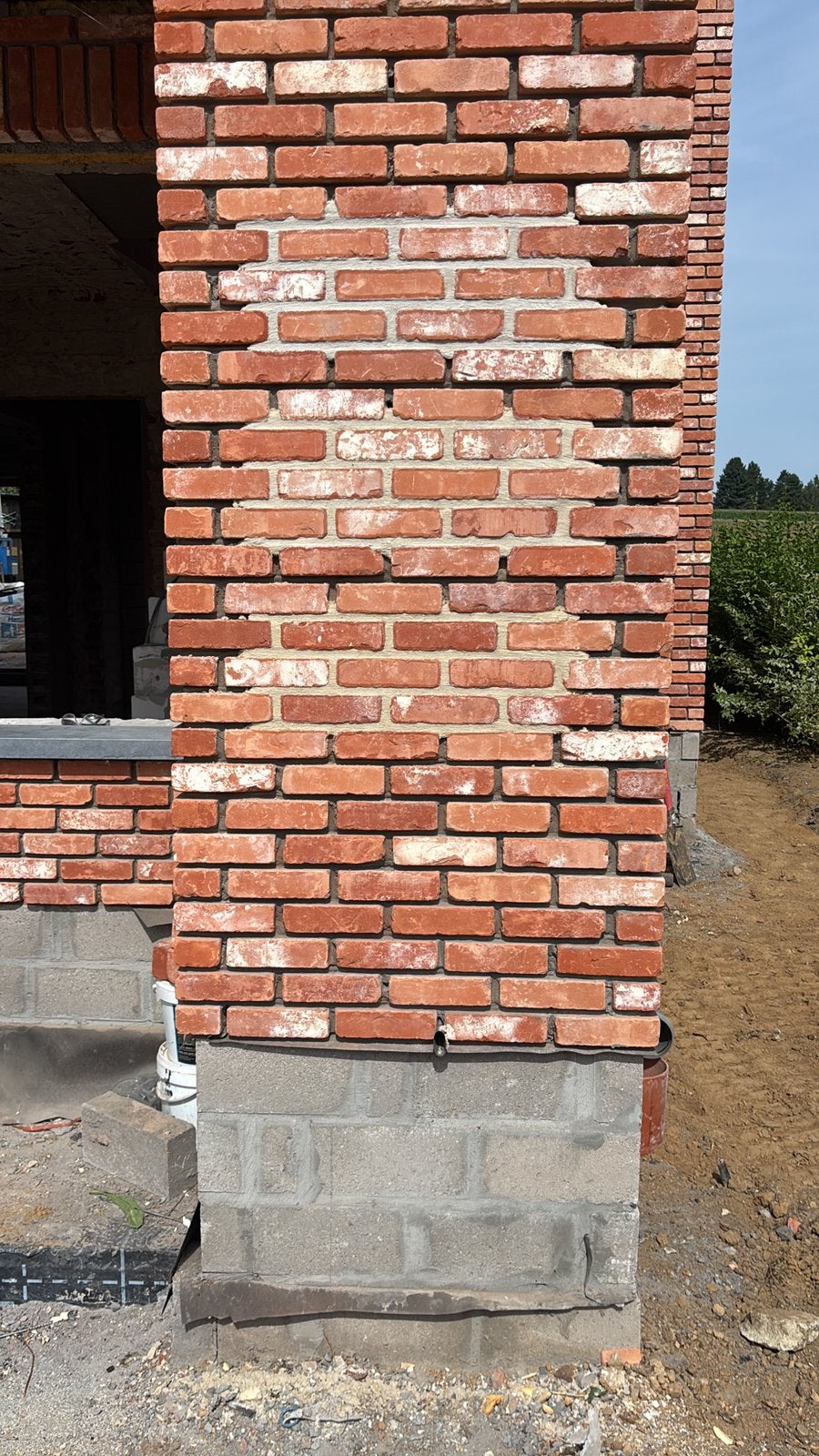 Voegwerken metselwerken tuinonderhoud kalei, Ophalen, Gebruikt, Bakstenen