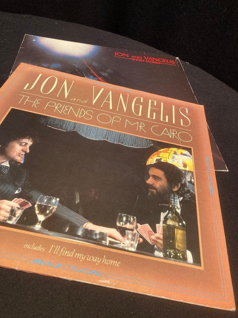 Set de vinyles JON & VANGELIS, Pressage original, Enlèvement ou Envoi, Utilisé, Synthpop