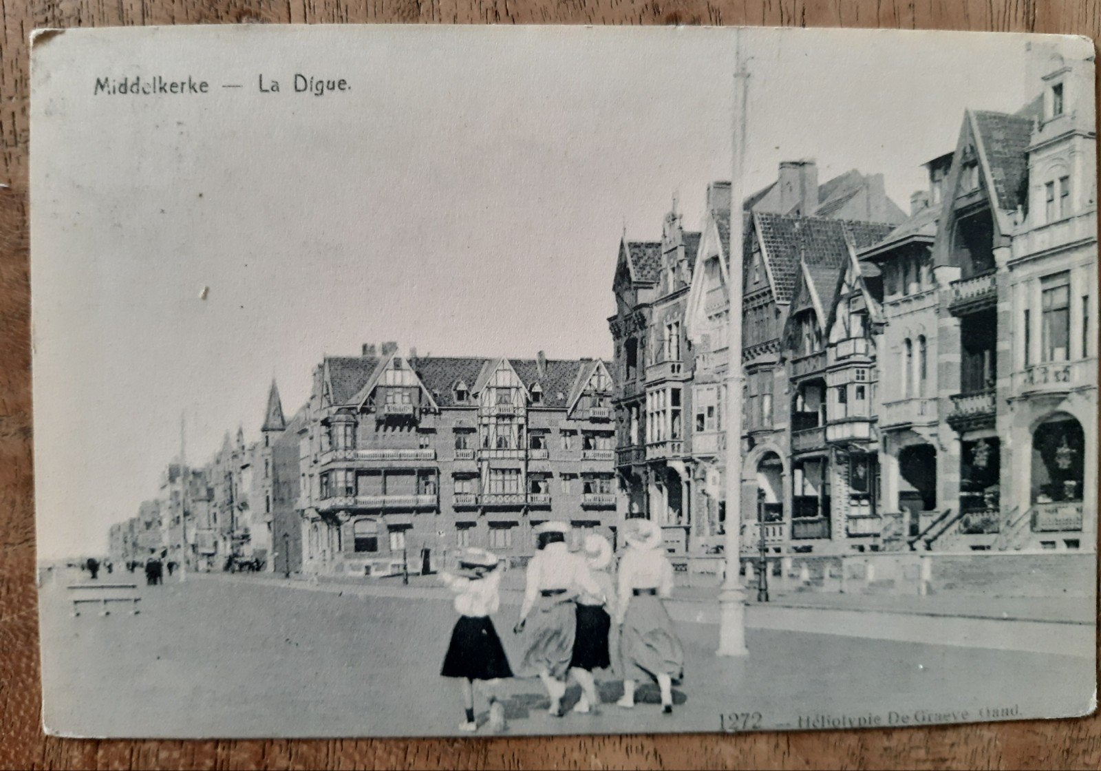 MIDDELKERKE les villas de la digue ZEEDIJK, Verzamelen, Ophalen of Verzenden