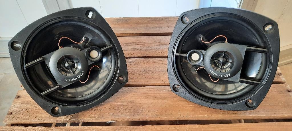 2 baflfles CLARION de 3 voies de 200W en 4 Ohm, Auto diversen, Autospeakers, Ophalen, Zo goed als nieuw