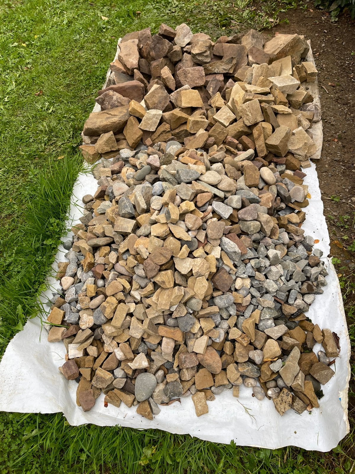 Pierres de grès pour rocailles, gabions, étangs etc…, Jardin & Terrasse, Beige, Enlèvement, Utilisé, Rocher