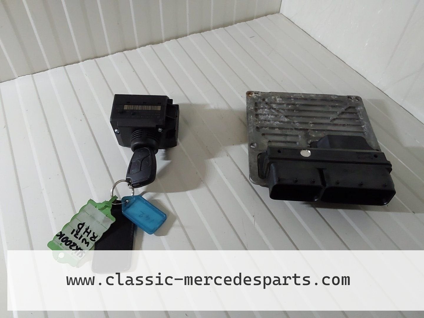 Contactslot met ECU Mercedes SLK-klasse W171 200 Kompressor, Gebruikt, -, Ophalen of Verzenden, -
