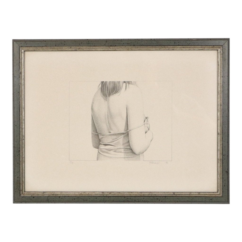 Roger Wittevrongel Litho Portret Vrouw Genummerd 79/99, Antiek en Kunst, Kunst | Litho's en Zeefdrukken, Portret en Figuren, Ophalen of Verzenden