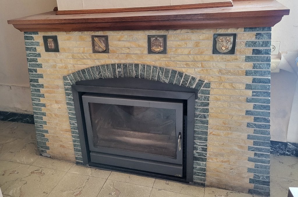 Inbouwkachel voor hout of kolen merk bodart & Gonay 9 KW, Maison & Meubles, Enlèvement, Utilisé, Bois, Encastré