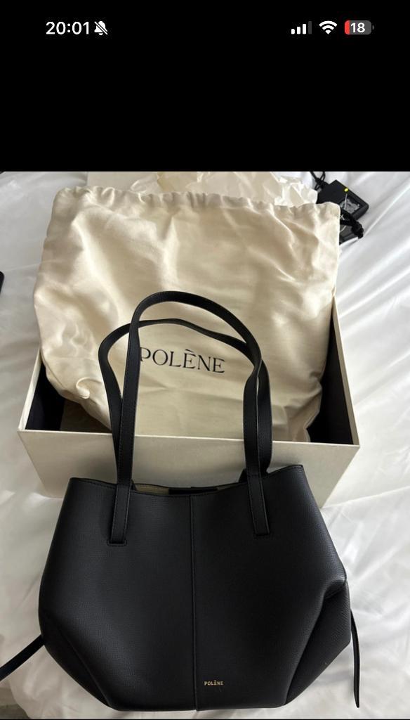 Mini-sac Poléne Cyme noir, Enlèvement ou Envoi, Comme neuf, Noir, Sac à main