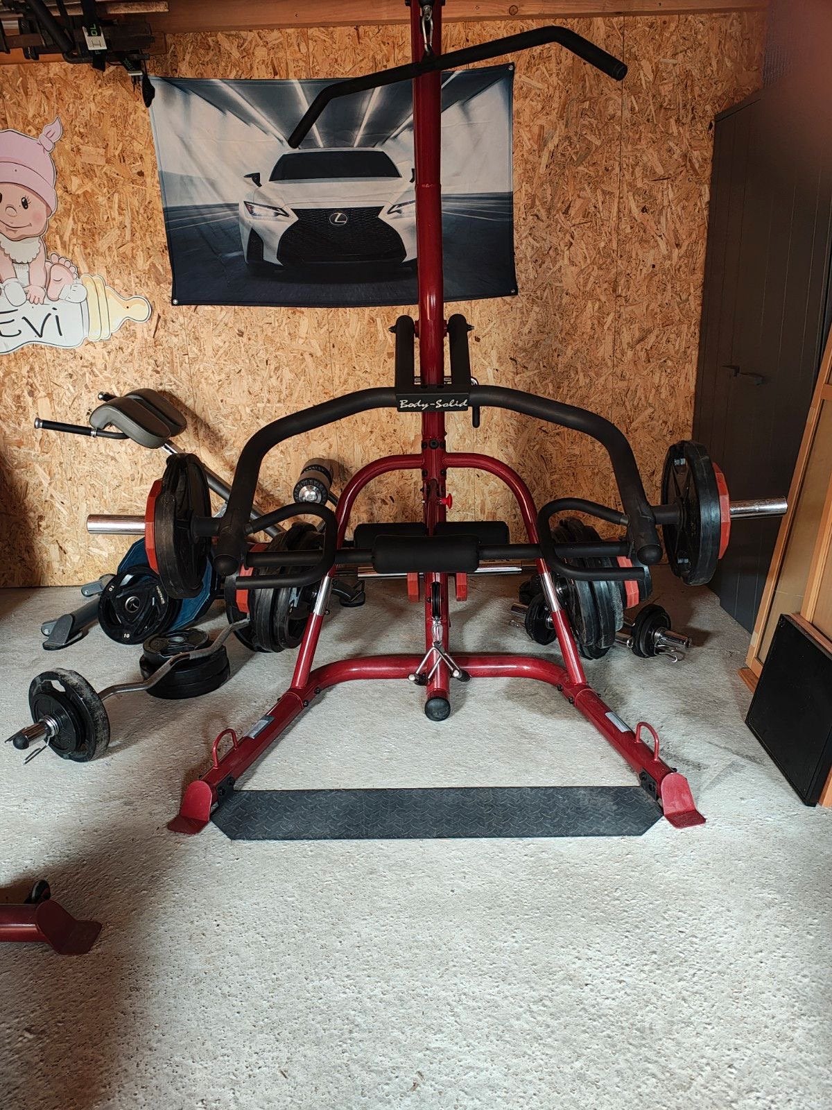 Body solid multigym, Ophalen, Gebruikt, Metaal, Krachtstation