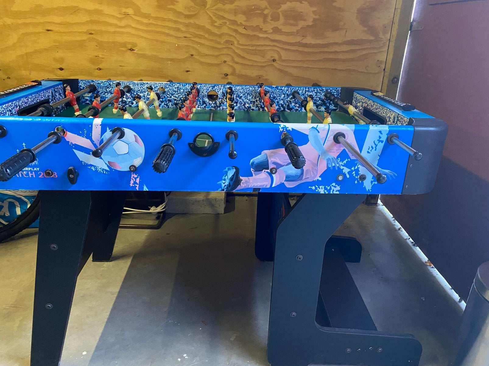 Voetbaltafel, Ophalen, Gebruikt