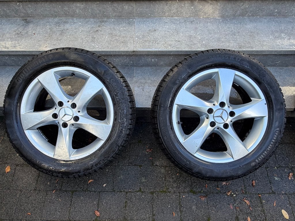 Jantes 17 pouces Mercedes Vito Classe V W447 et pneus hiver, Pneus hiver, Véhicule de tourisme, Enlèvement, Utilisé