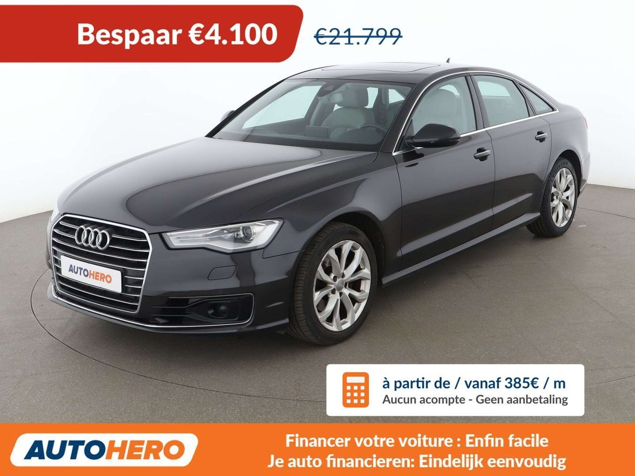 Audi A6 2.0 TDI Ultra (année de construction 2016), Autos, Cuir, Achat, 1700 kg, 110 g/km