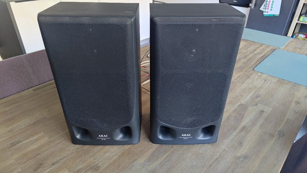 AKAI SR-440 speakers, Audio, Tv en Foto, Luidsprekerboxen, Stereo speakers, Gebruikt, 60 tot 120 watt, Ophalen