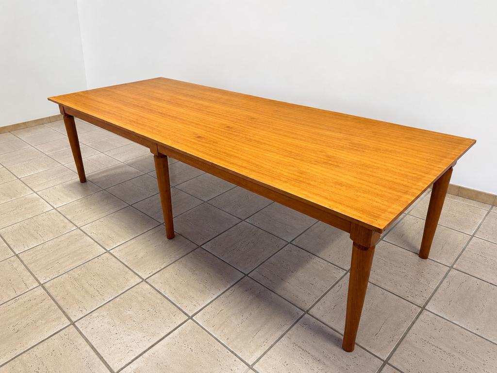 Houten tafel, Huis en Inrichting, Tafels | Eettafels, Ophalen, 100 tot 150 cm, 200 cm of meer, Zo goed als nieuw