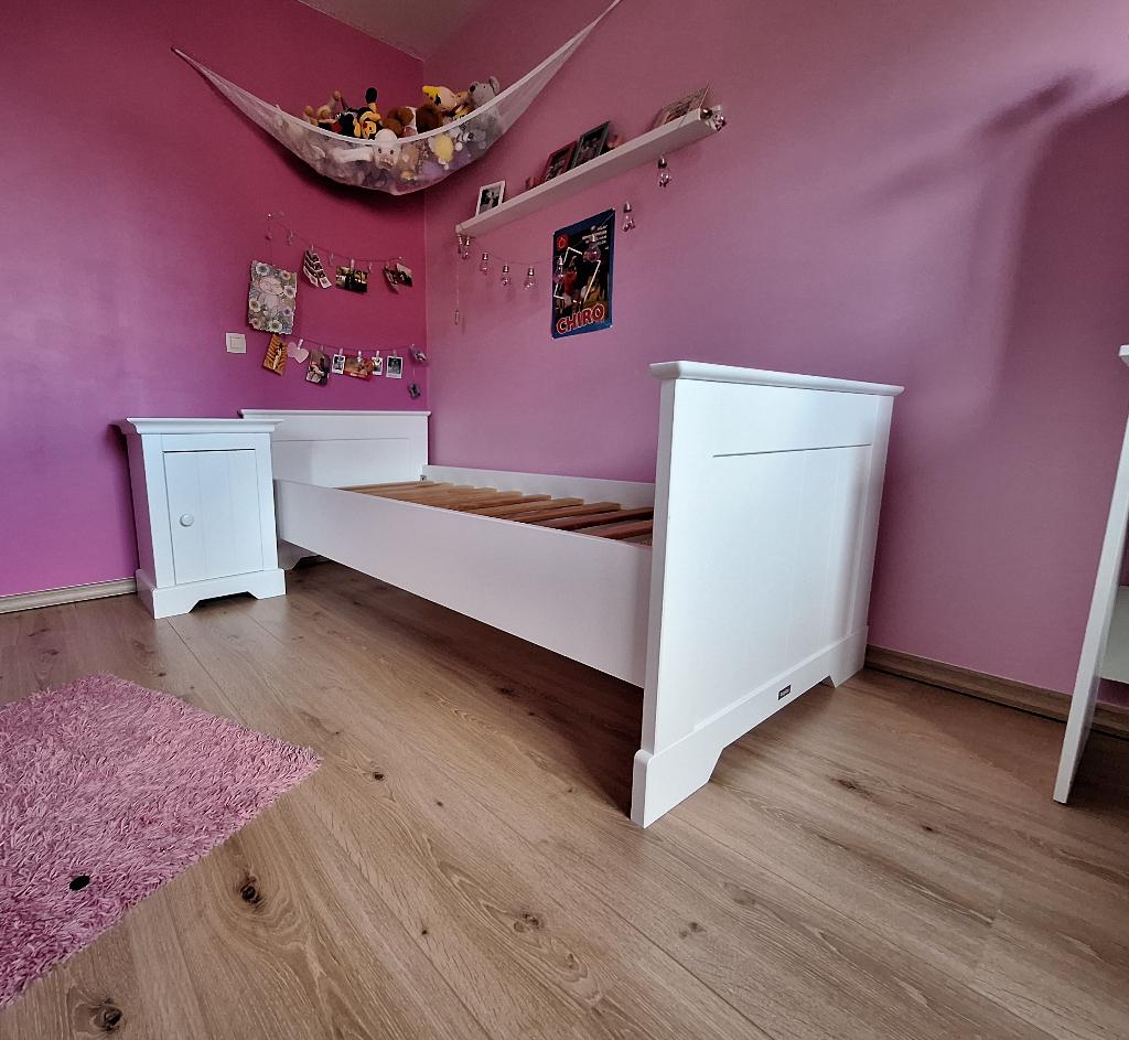 Jeugdkamer Bopita Narbonne (bed + kleerkast  + nachtkastje), Enlèvement, Utilisé, Garçon ou Fille