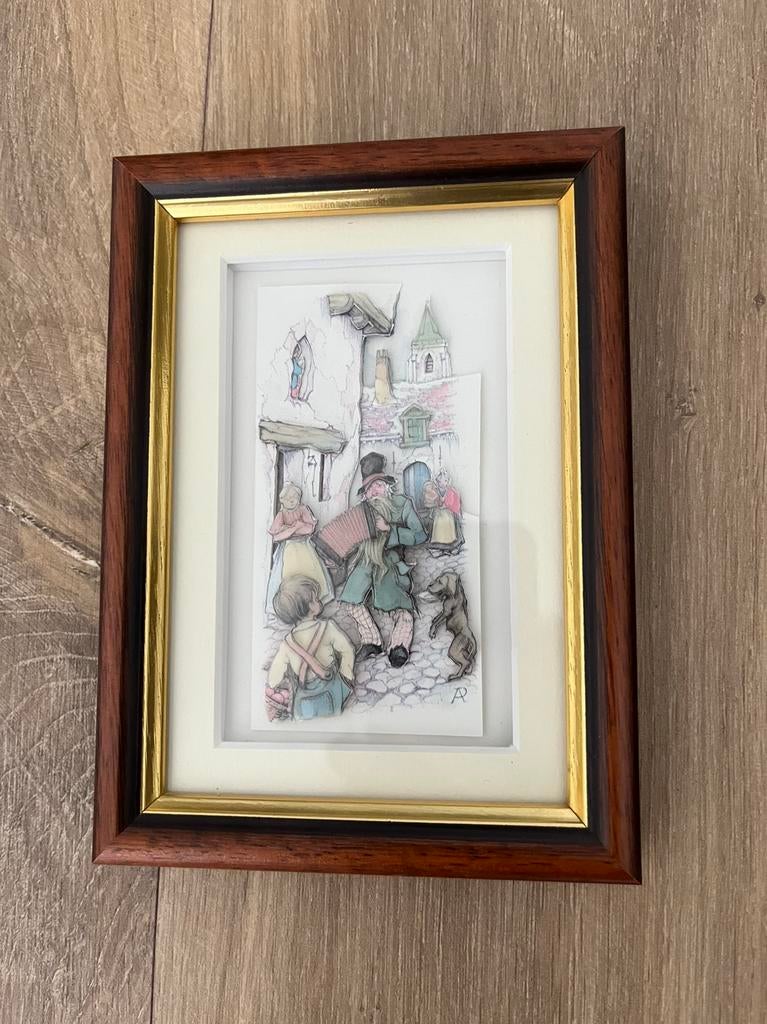 3 d shadow box anton pieck, Ophalen