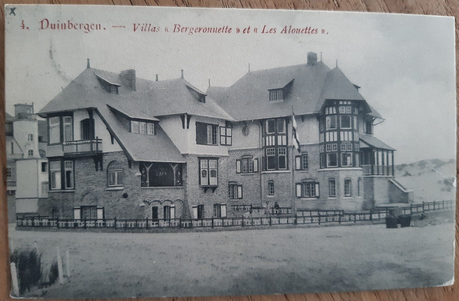 DUINBERGEN les  VILLAS 1909, Ophalen of Verzenden