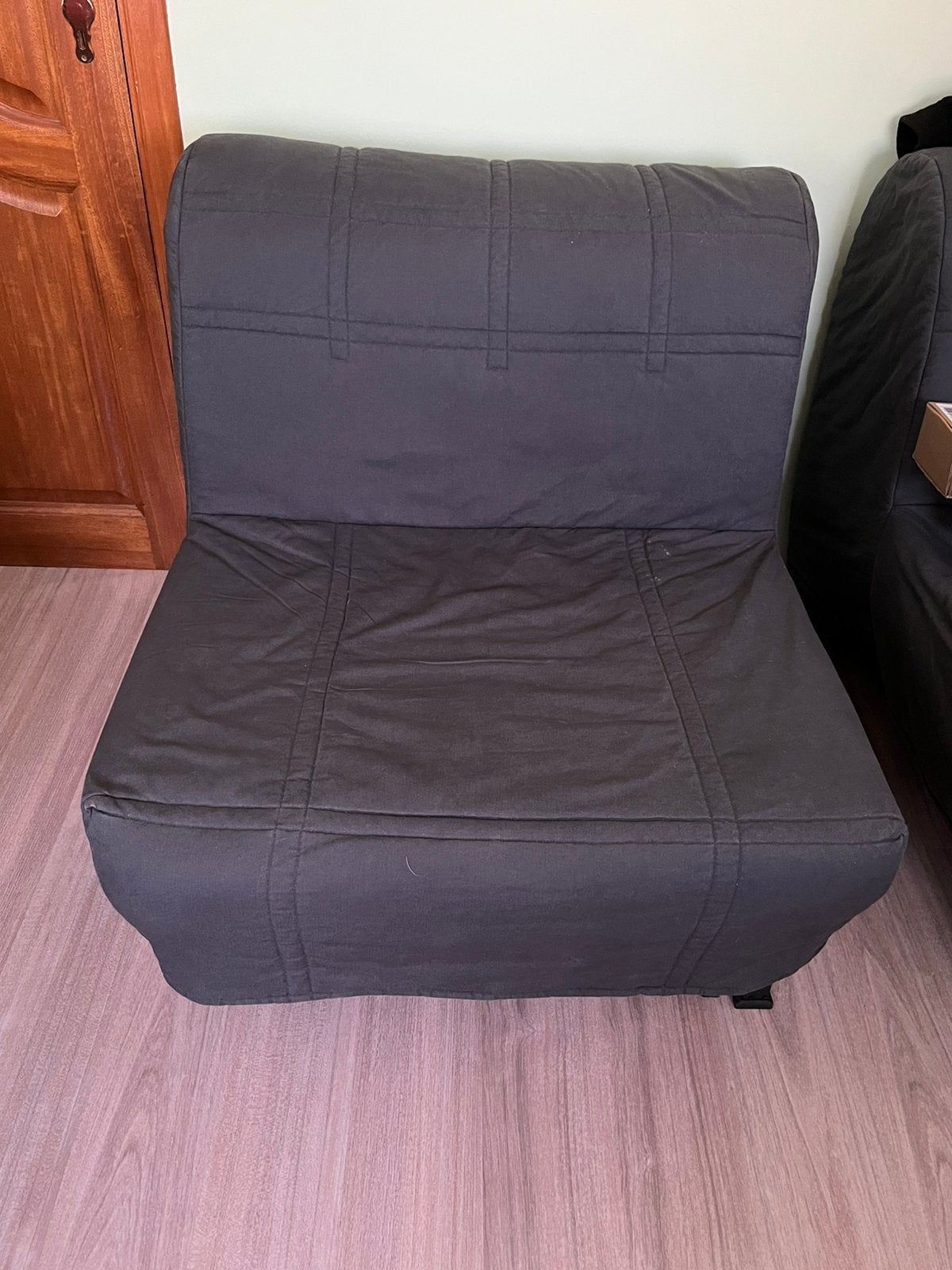 1 of 2 slaapbanken voor 1 persoon, Huis en Inrichting, Ophalen, Gebruikt, 90 cm, Eenpersoons