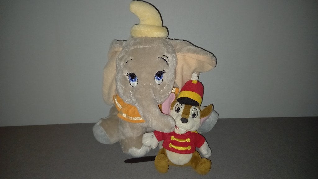 Peluches Dumbo, Disney, Éléphant, Utilisé, Disney