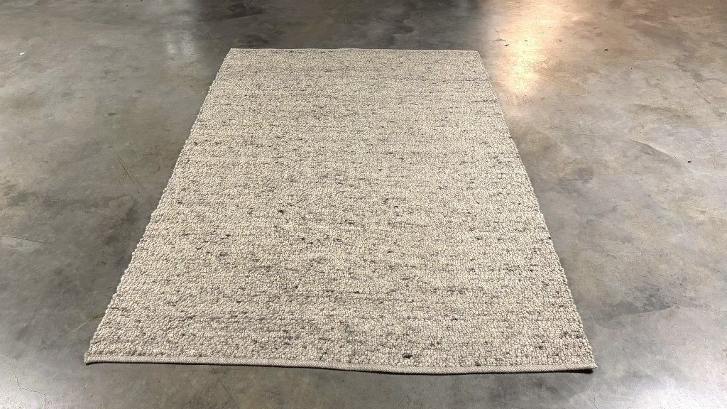 Vloerkleed 240 op 160 cm (naturel beige/grijs), Maison & Meubles, 200 cm ou plus, 150 à 200 cm, Comme neuf, Enlèvement