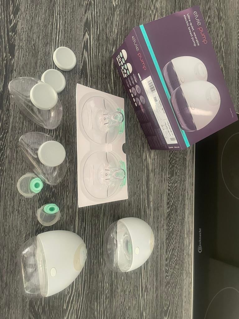 Elvie pump. Dubbele elektrische borstkolf te koop, Ophalen, Zo goed als nieuw, Borstkolf