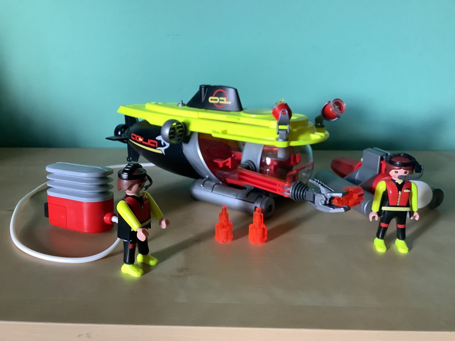 Playmobil - Bateau de plongée avec moteur (4909), Enlèvement ou Envoi, Comme neuf, Bateau