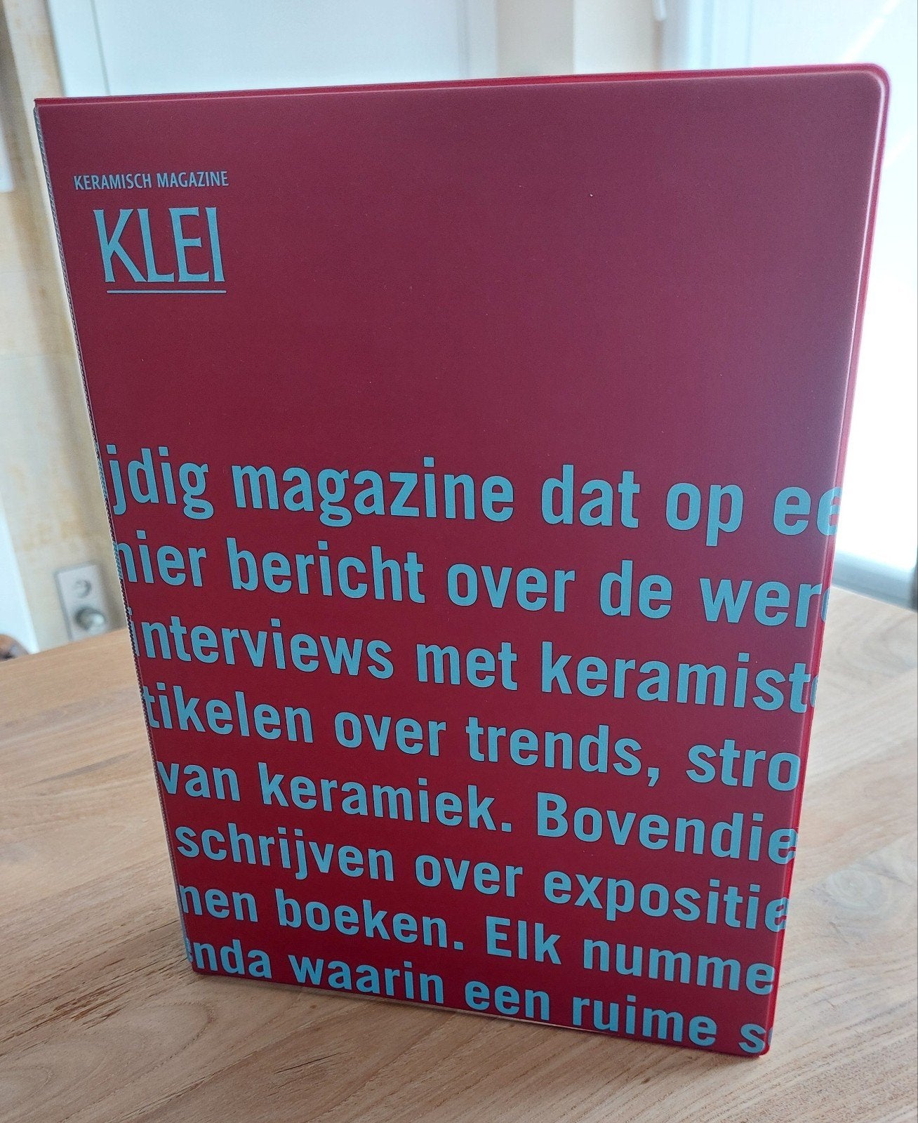 12 volledig ingebonden jaargangen van het magazine KLEI, Hobby en Vrije tijd, Ophalen, Nieuw