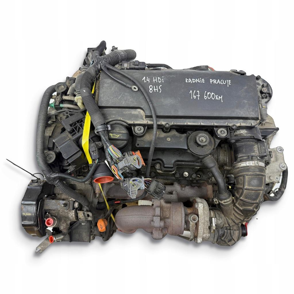 Moteur 8HS Complet CITROEN PEUGEOT NEMO BIPPER, Envoi, Utilisé, Daihatsu