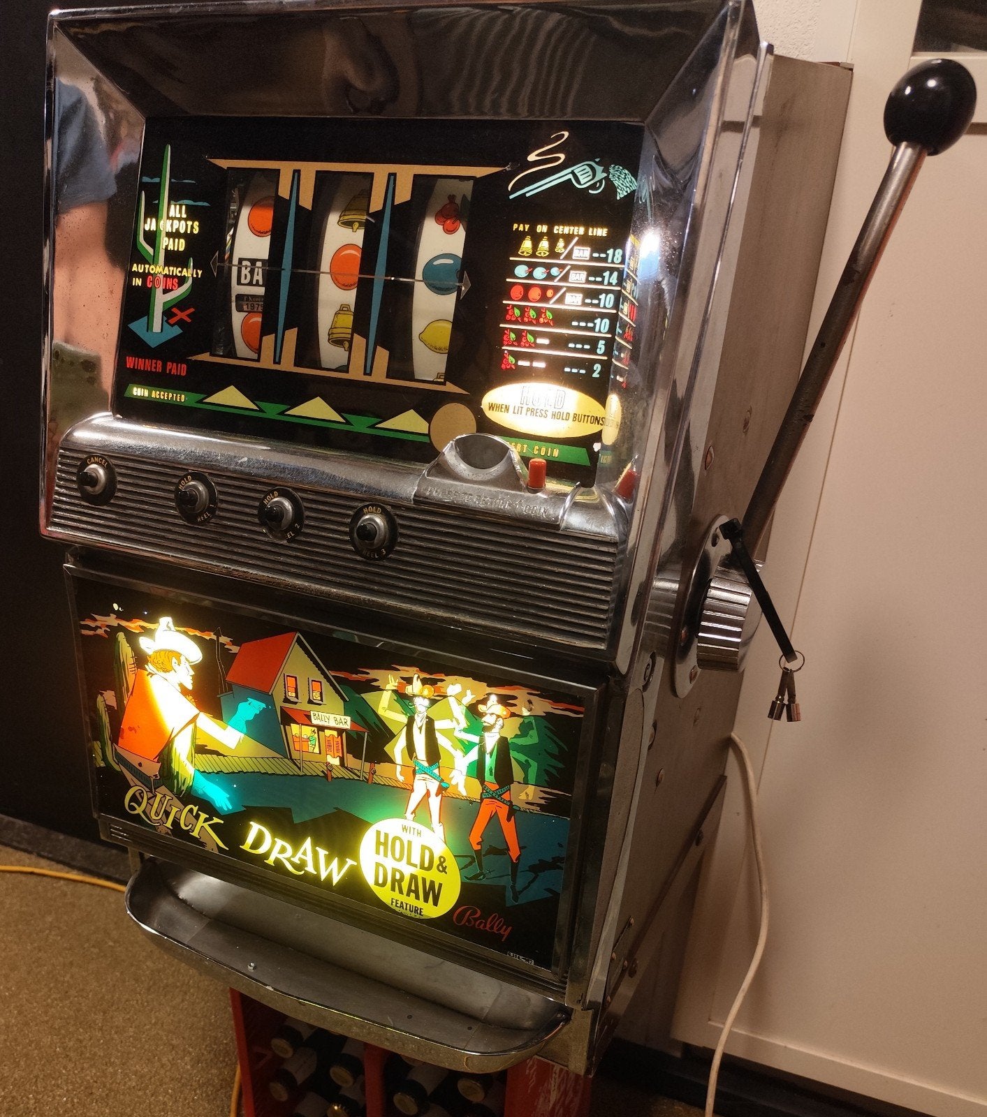Bally Quick draw jackpot, slot, eenarmige bandiet, Collections, Machines | Machines à sous, Enlèvement