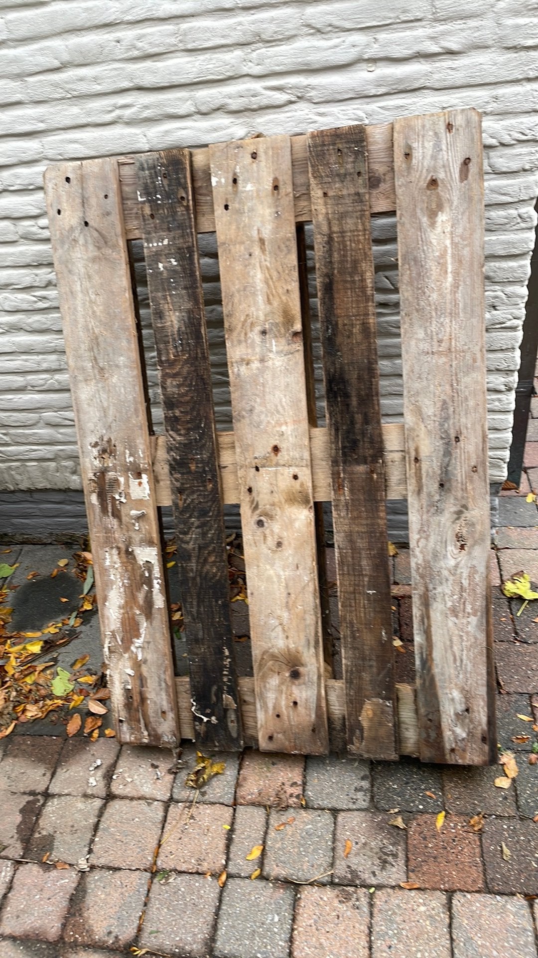 Gratis pallet, Ophalen, Zo goed als nieuw, Pallet