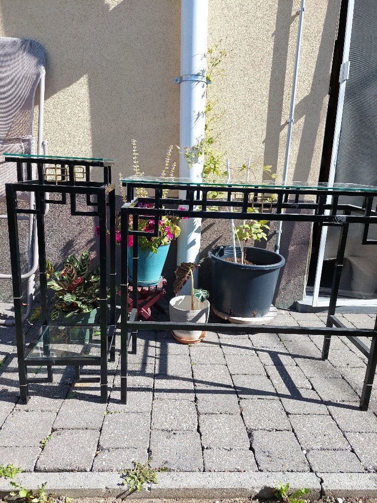2 tables déco plantes ou autres, Moins de 25 cm, 50 à 100 cm, Carré, Enlèvement