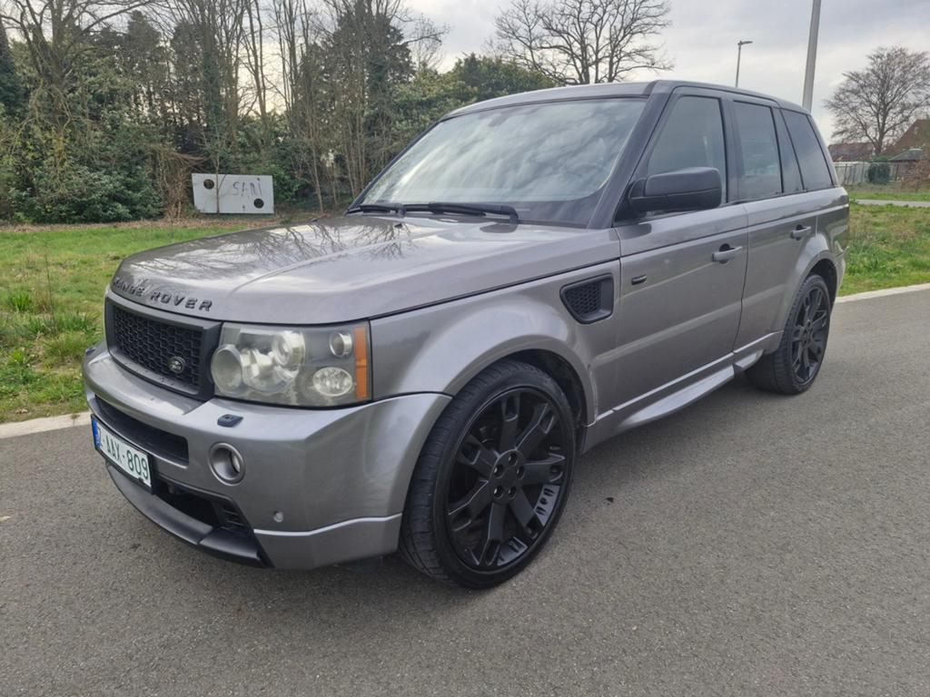RANGEROVER SPORT 2.7TDV6 STORMER LICHTEVRACHT 3500KG SLEEP, Auto's, Land Rover, Automaat, Zwart, 2698 cc, Leder