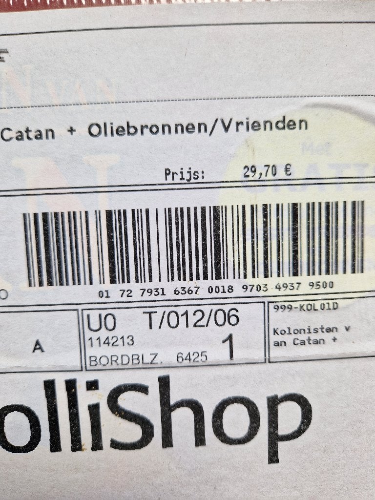 Kolonisten van catan, Hobby en Vrije tijd, Drie of vier spelers, Ophalen, Nieuw