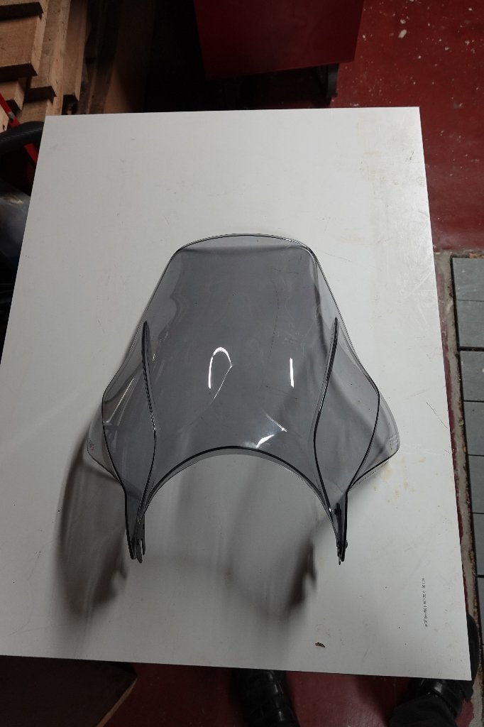 Bulle parebrise moto, Enlèvement