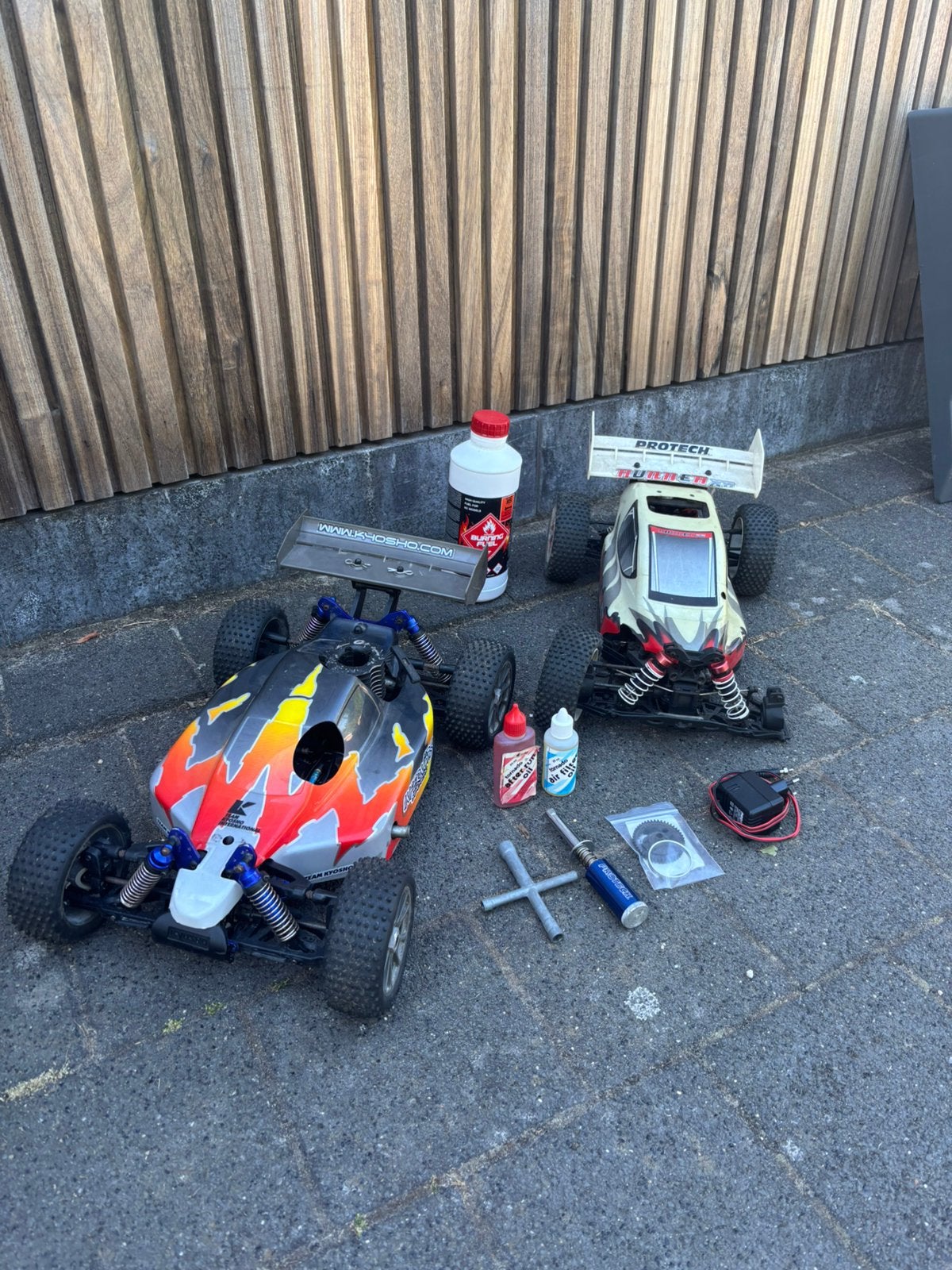 Nitro rc auto kyosho, Hobby en Vrije tijd, Gebruikt, Auto offroad, Ophalen of Verzenden, Schaal 1:8