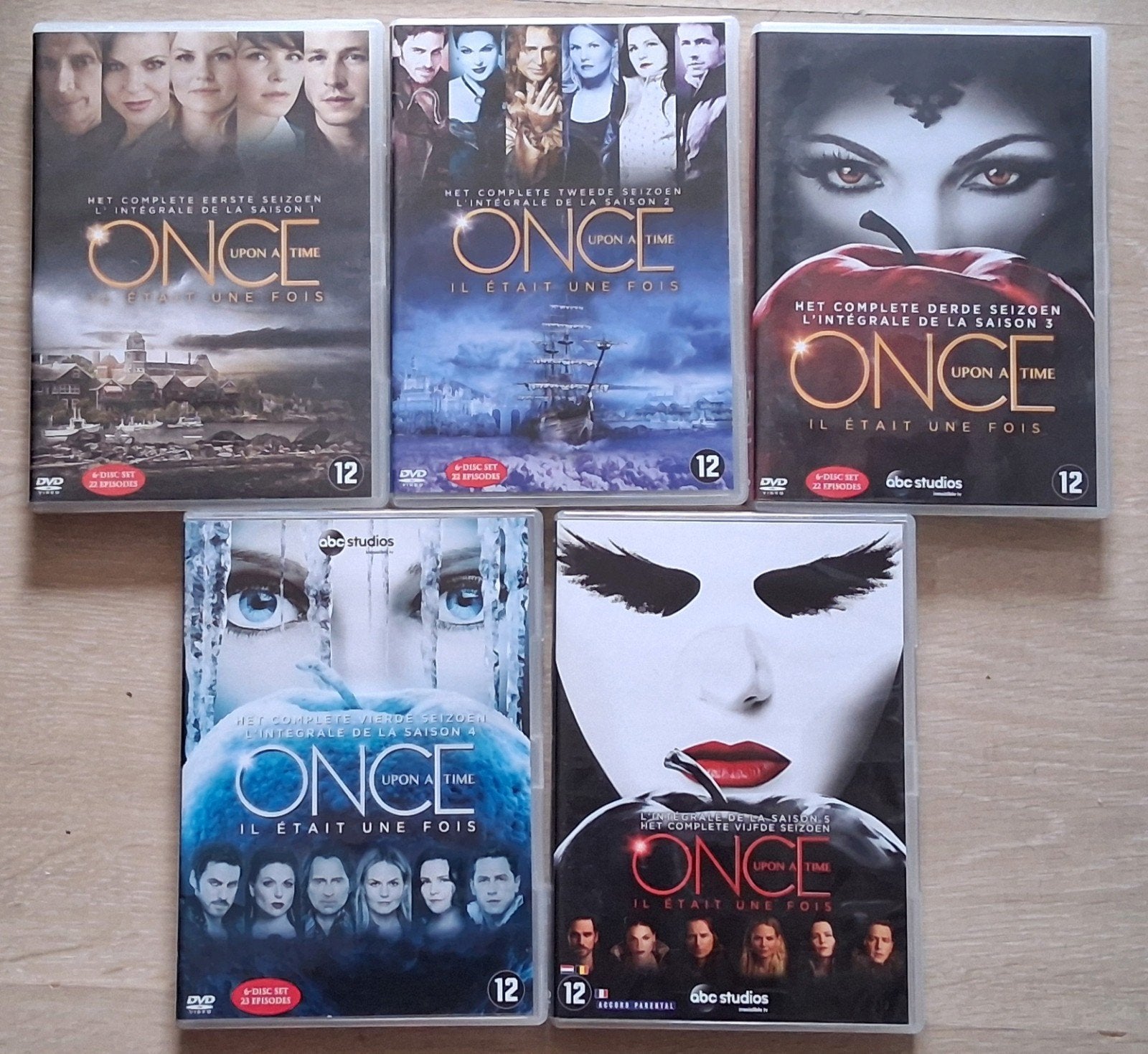 Once upon a time,  5 seizoenen op dvd, Cd's en Dvd's, Ophalen of Verzenden, Nederlands, Seizoen 1, Nederlands