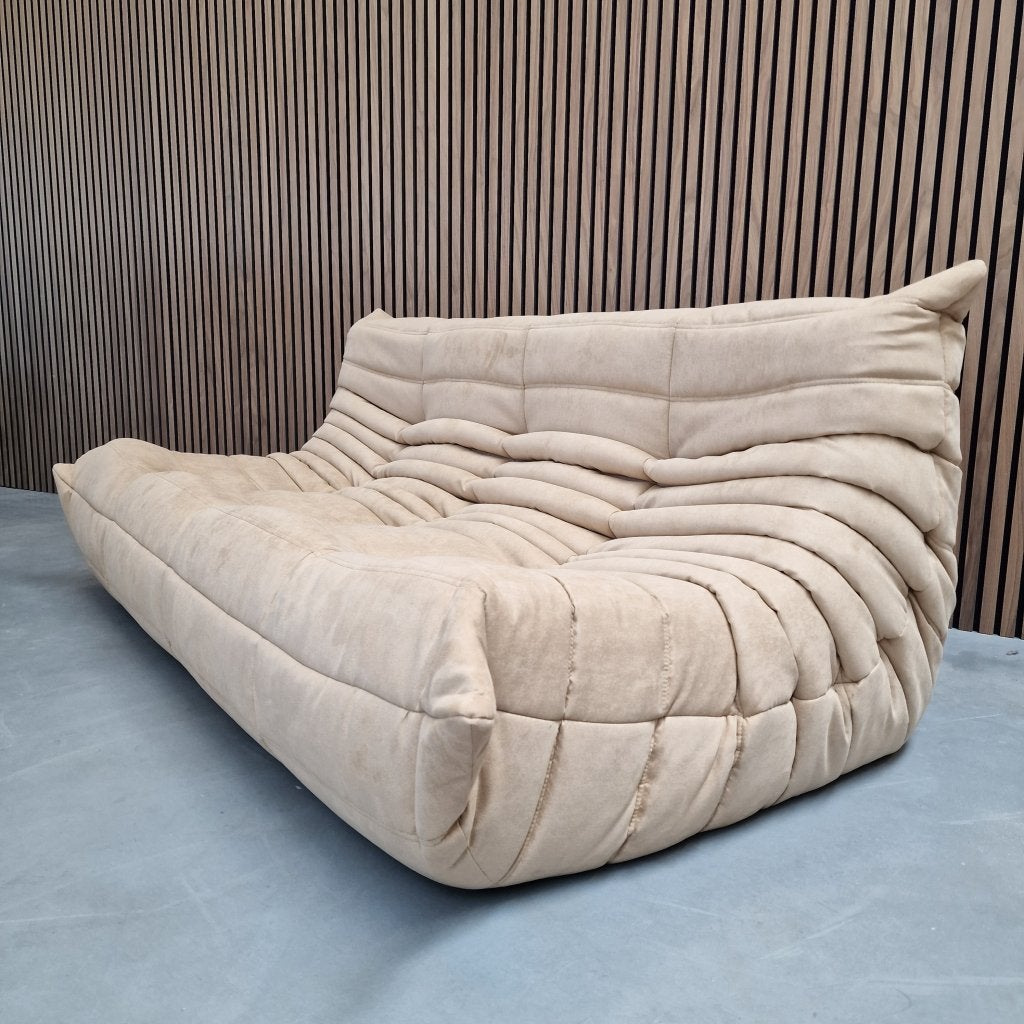 Ligne Roset Togo Driezits | Sand Alcantara, Ophalen of Verzenden