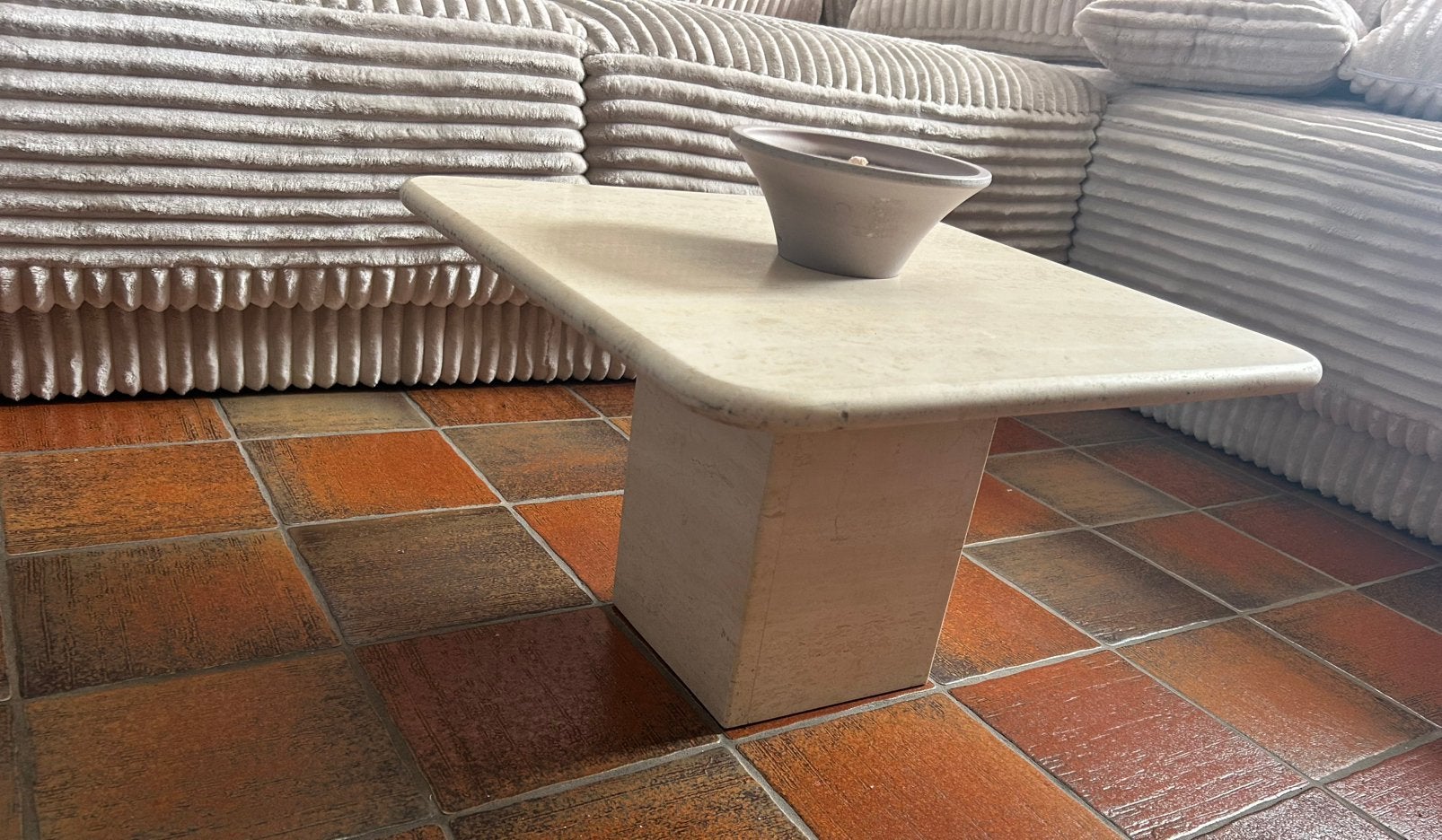 Table basse 50/50 H 32 cm, Maison & Meubles, Tables | Tables de salon, Carré, Enlèvement, Utilisé, 50 à 100 cm