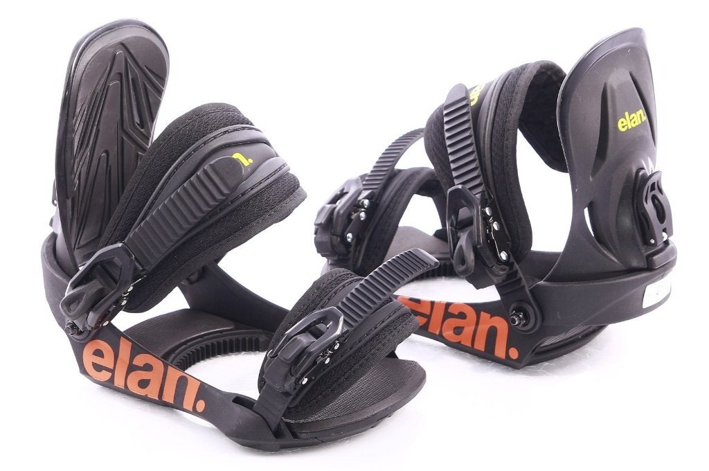 S ; fixations de snowboard ELAN ACC KIDS, NOIR (NOUVEAU), Envoi, Neuf, Fixations